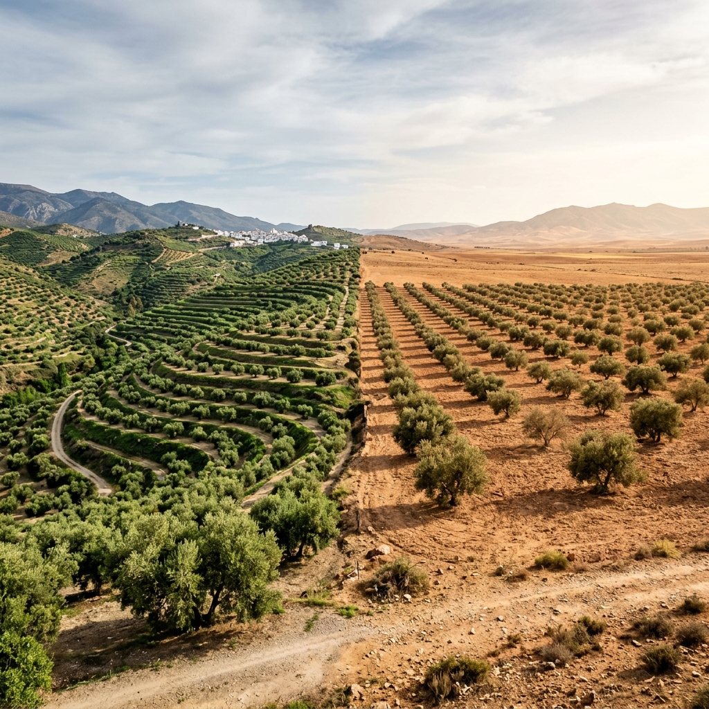Tres olivos mediterráneos: por qué España, Italia y Túnez no responden al mismo cielo